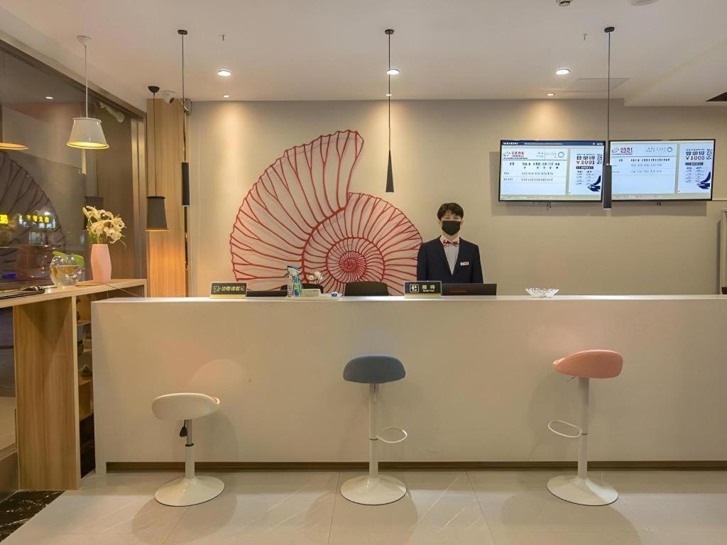 Shell Hotel Zaozhuang Xinchang Road Bada Market Ngoại thất bức ảnh
